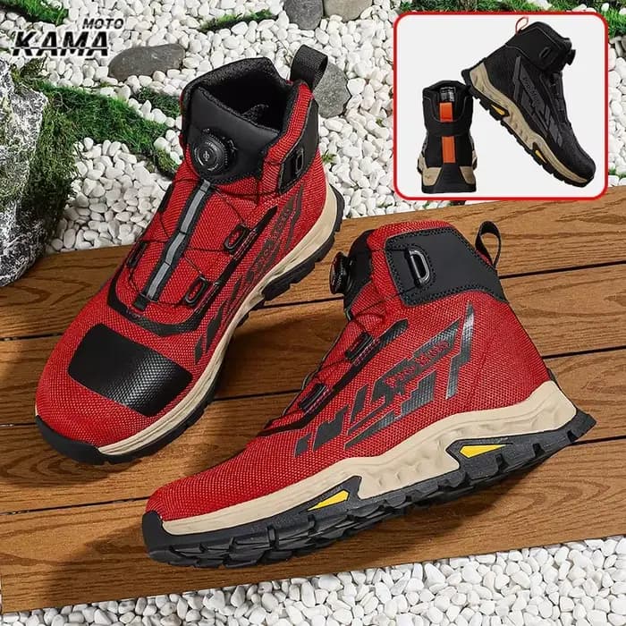 Bottes pour motocycliste homme chaussures de Moto Botas