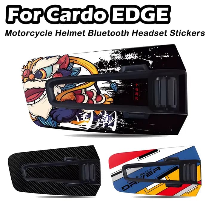 Autocollants décoratifs pour casque de moto Cardo EDGE