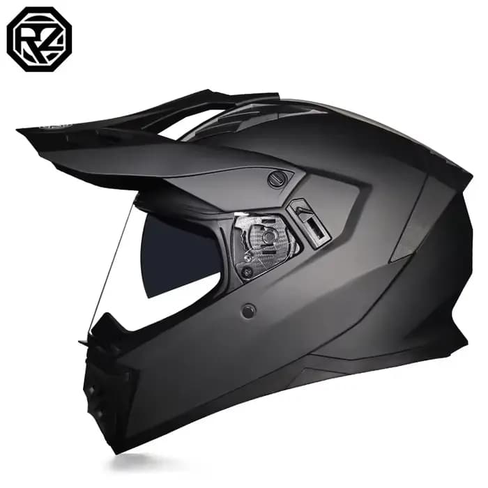 Casque de moto tout-terrain ORZ avec visière