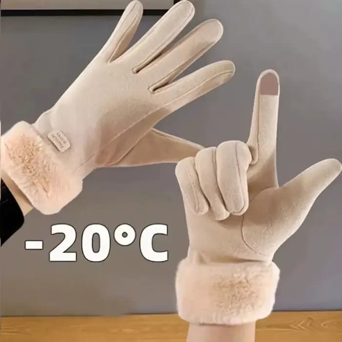 Gants chauds coupe-vent pour femmes