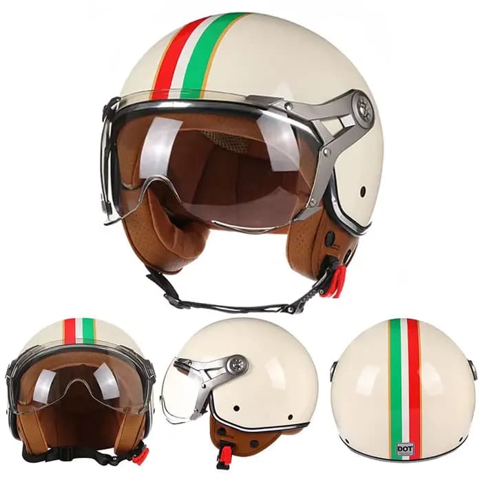 Casque Moto Professionnel Style Français