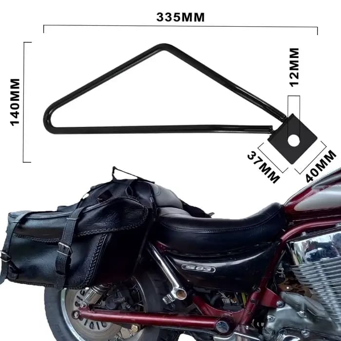 Accessoires de moto, support de montage de sacoche