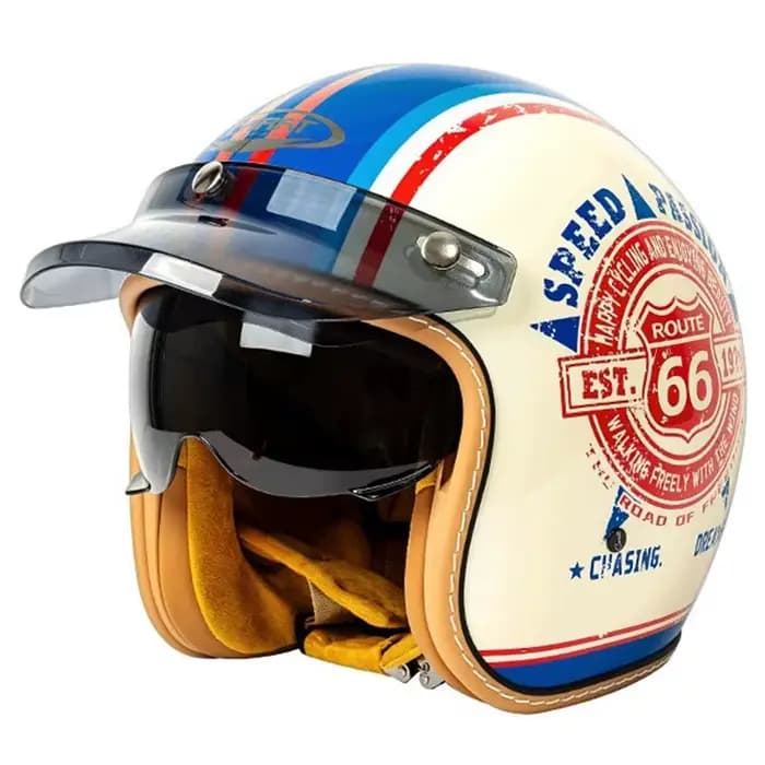 Hommes femmes Jet casque De Moto DOT approuvé