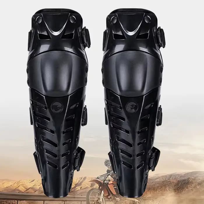 Genouillères d'équitation de moto durables et confortables