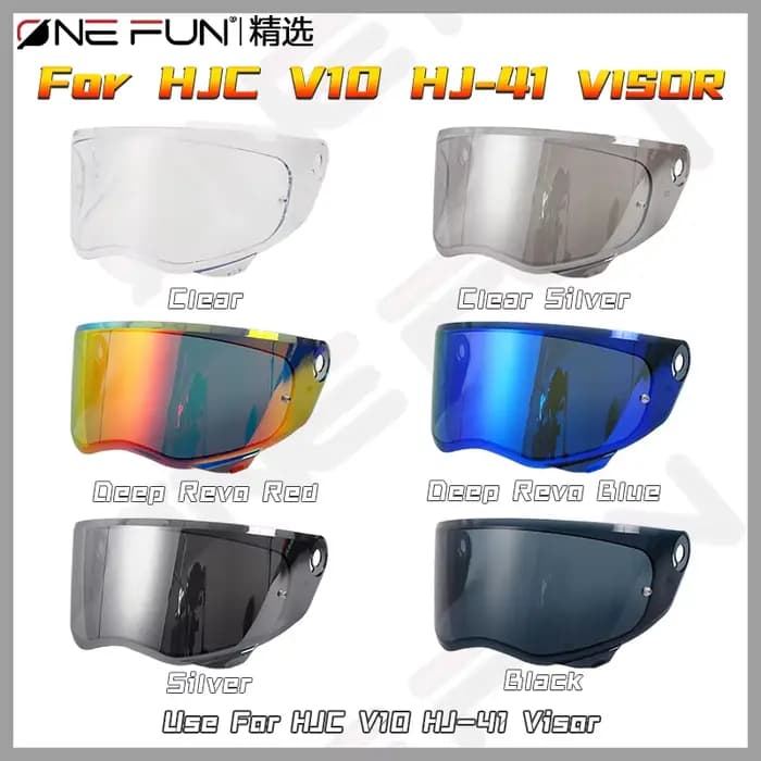 Visière de casque de moto HJ-41 pour HJC V10