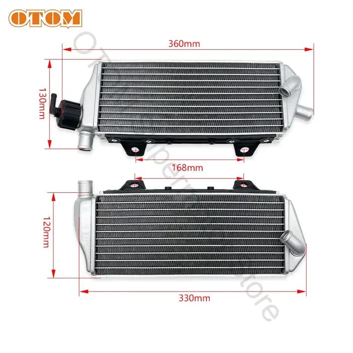 Kit de radiateur gauche et droit pour moto 2023-2026