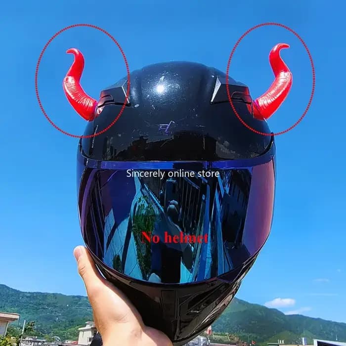 Décoration de casque électrique de moto