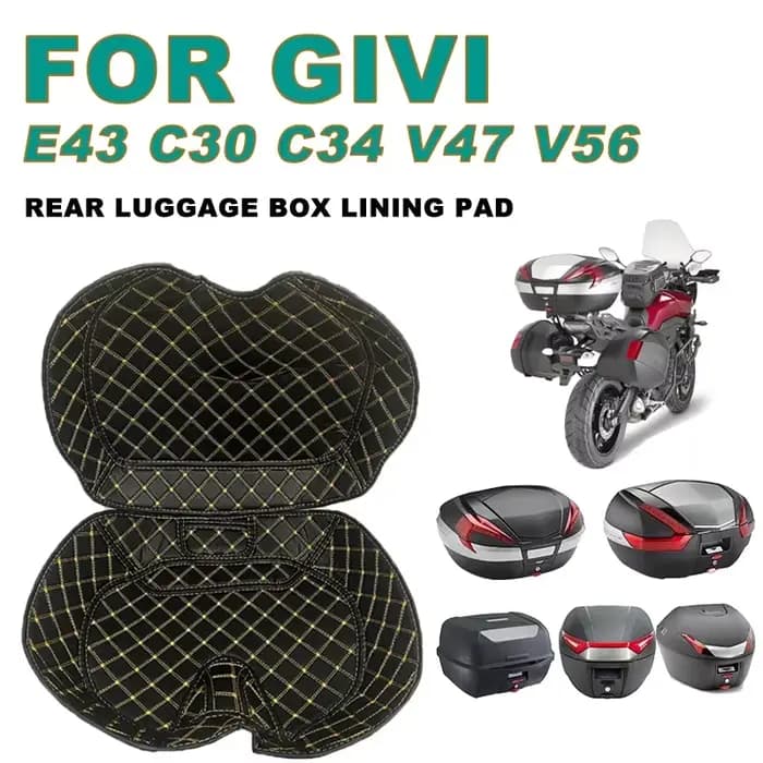 Pour GIVI V47 V56 E43 C30 C34 boîtier supérieur de moto protecteur boîte de rangement tapis accessoires