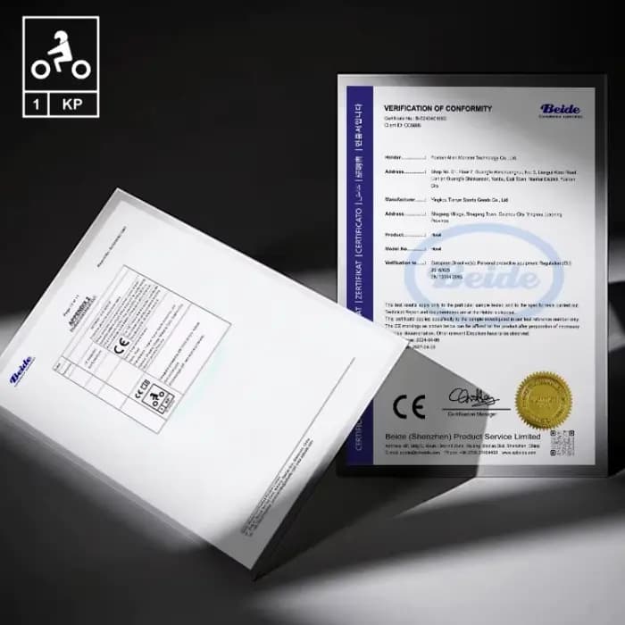 Gants de moto certifiés CE pour l'été