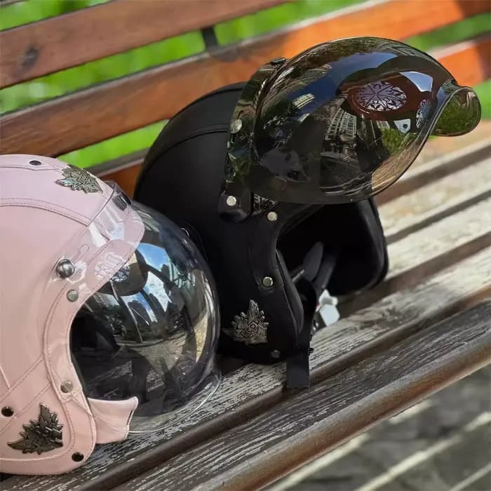 Visière de bouclier à bulles pour casque de moto