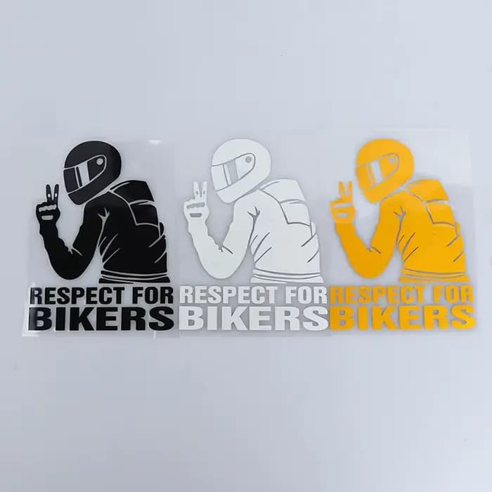 Autocollant imperméable en vinyle 3D pour moto