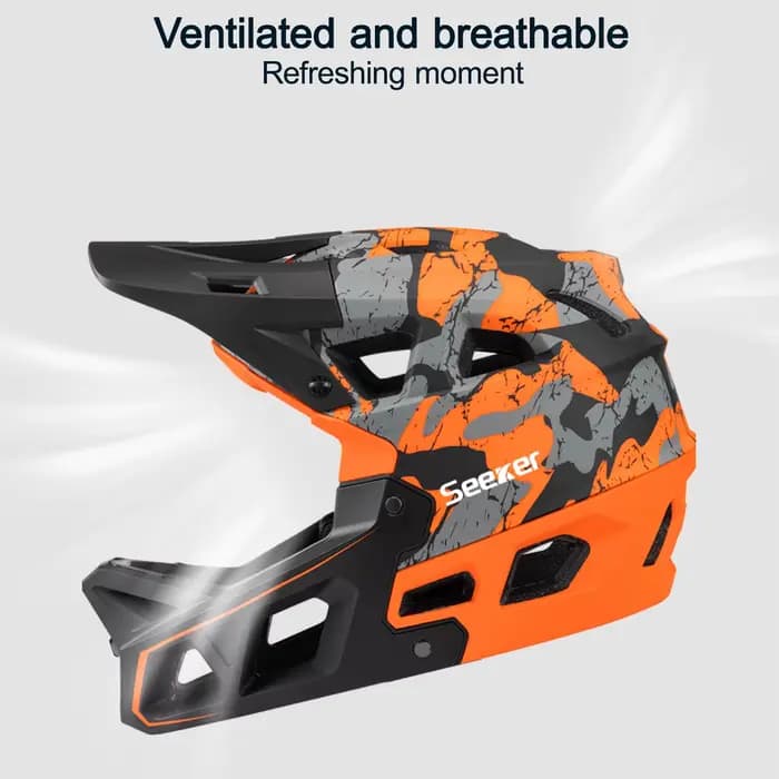 Casque intégral de vélo Seeker pour cross-country