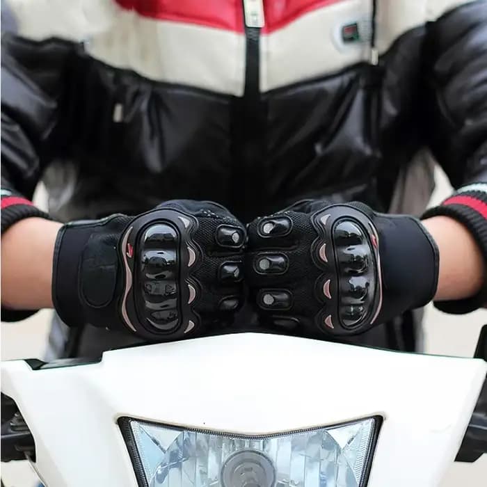 Gants de moto de protection respirants pour hommes