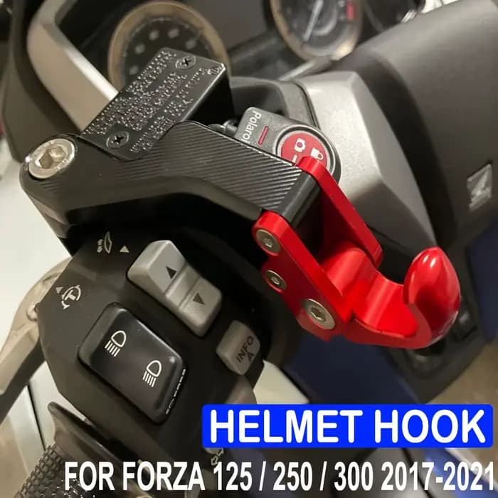 Crochet de casque pliable en aluminium CNC pour Honda Forza
