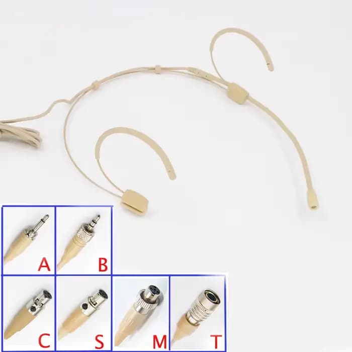 Microphone à condensateur pour casque professionnel, 5 pièces, pour transmetteur sans fil Sennheiser Body-Pack, prise de verrouillage à vis 3.5mm