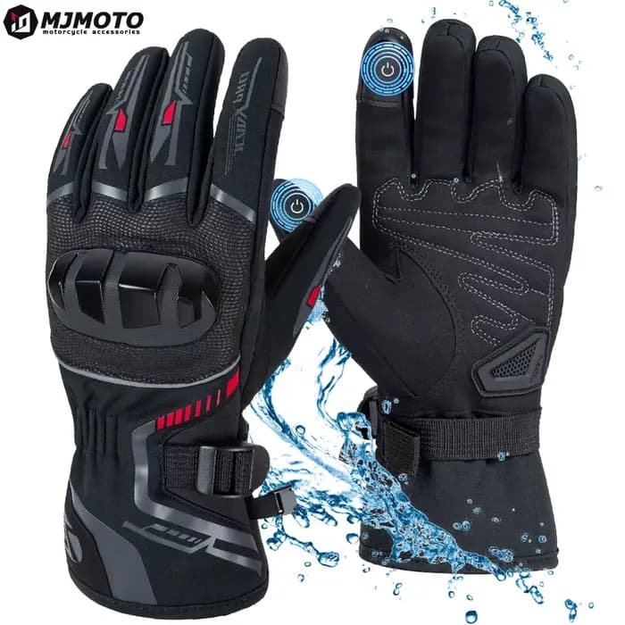 Gants de moto d'hiver pour hommes et femmes