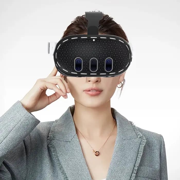 Pour Meta Quest 3 housse en Silicone casque VR étui de Protection anti-rayures pour Oculus Quest 3 accessoires