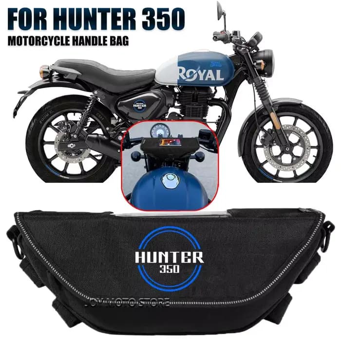 Sac à outils pour accessoires de moto Hunter 350 hunter350 hunter 350, étanche et anti-poussière, sac de guidon de voyage pratique