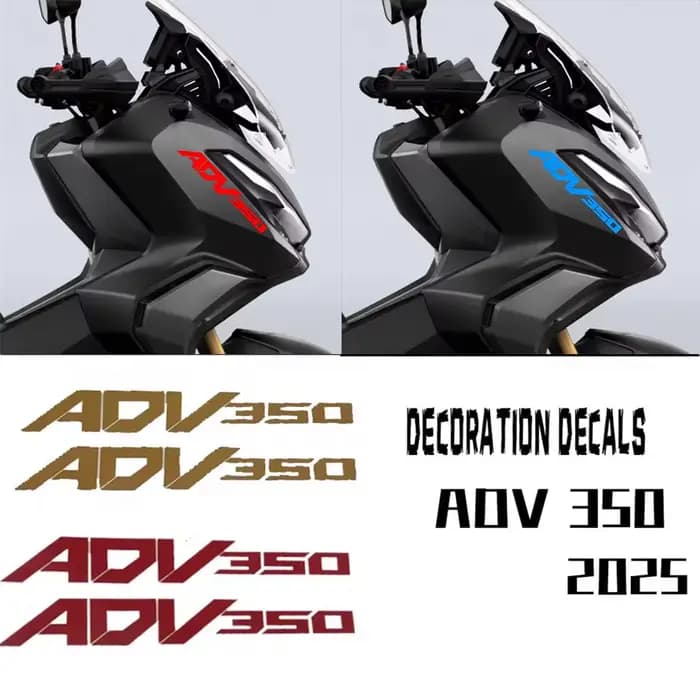 Autocollants décoratifs avant pour moto HONDA ADV350 2025 – Accessoires