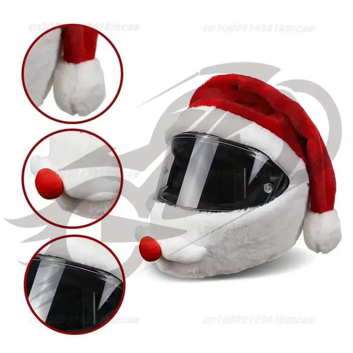 Housse universelle de casque de noël pour moto