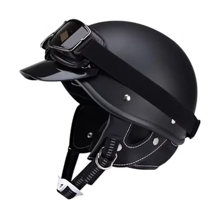Casque de moteur demi-visage de Style coréen Vintage