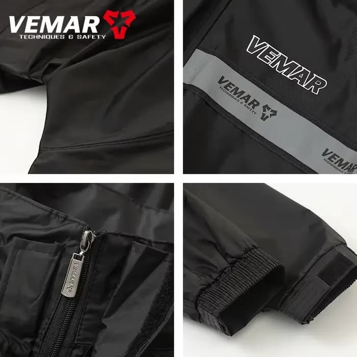 Ensemble imperméable réfléchissant pour moto (blouson et pantalon) – Homme et Femme – Équipement de pluie pour Motocross
