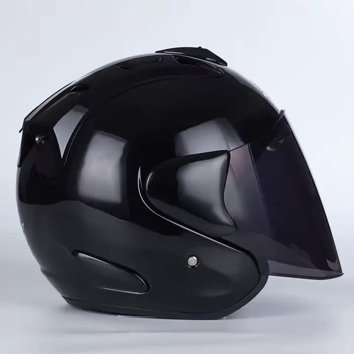 Casque d'été de moto à visage ouvert unisexe Scooter course demi-casque