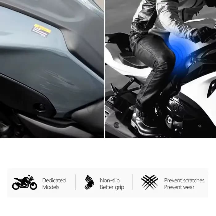 Coussinet de réservoir latéral pour moto