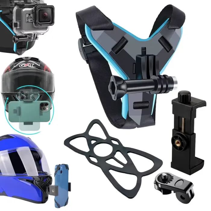 Support de téléphone pour casque de moto