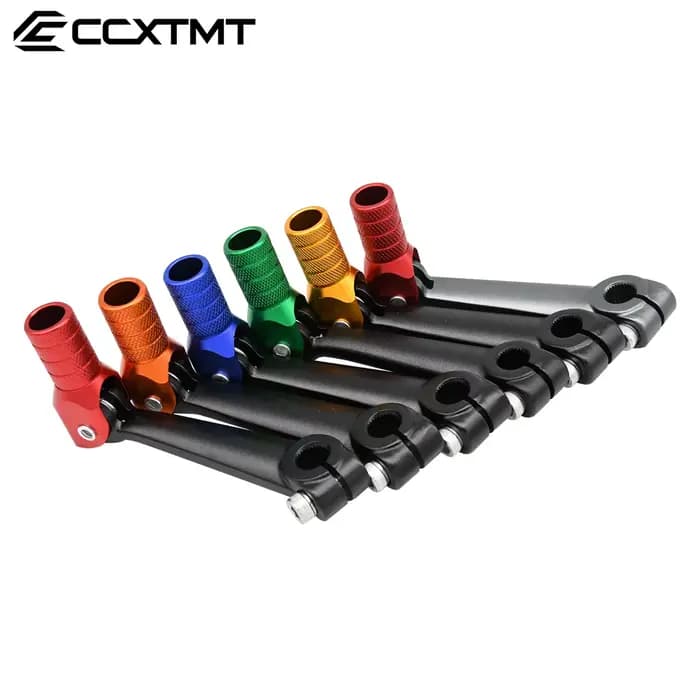 Levier de changement de vitesse pliable en aluminium pour moto