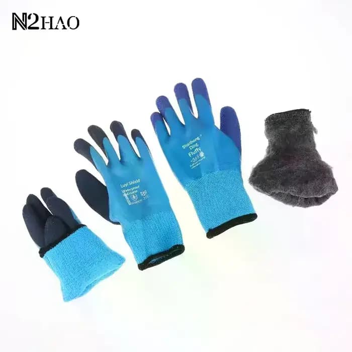 1 paire de gants de sécurité de travail imperméables