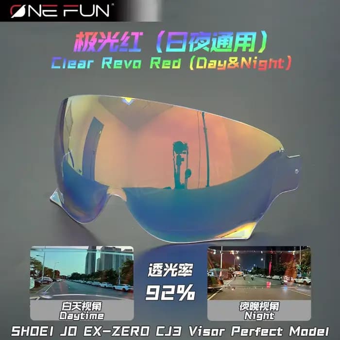 Visière de casque JO pour SHOEI CJ3 JO EX-Zero