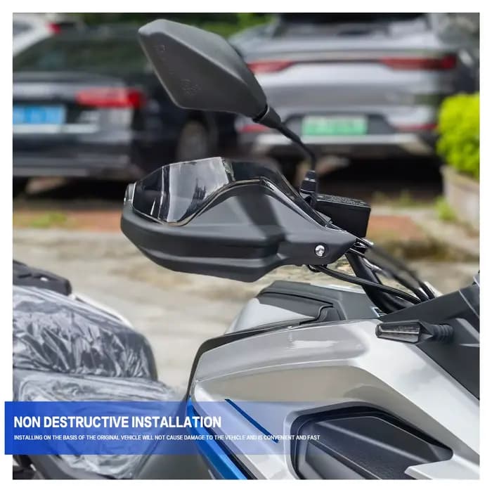 Accessoires moto 2025 2026 Voge 800 Rally : Protège-mains avec support de fixation
