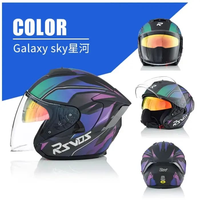 Casque de moto RSV pour hommes et femmes