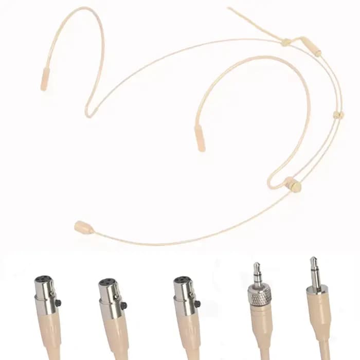 Double crochet d'oreille casque Microphone casque Microphone offre spéciale pour Shure sans fil omnidirectionnel condensateur cartouche fermement porter