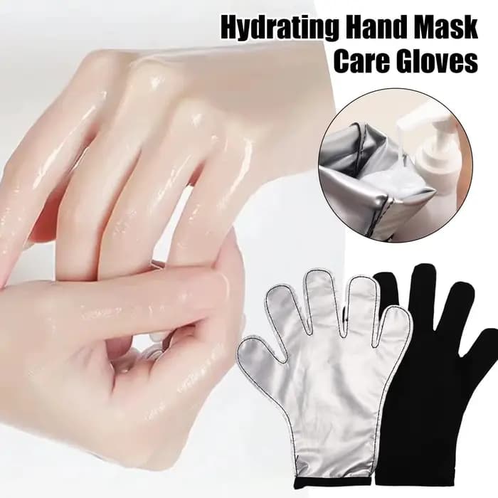 Gants hydratants exfoliants pour prévenir la sécheresse des mains, laissent les mains lisses et douces, soin nourrissant en profondeur, outil de soin des mains réutilisable pour spa