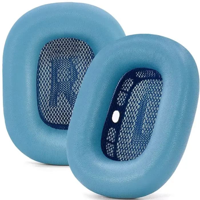 1 paire de coussinets d'oreille de remplacement pour écouteurs, éponge antibruit en mousse, protège-oreilles en peau d'agneau pour Apple Airpods Max Gen 1 2