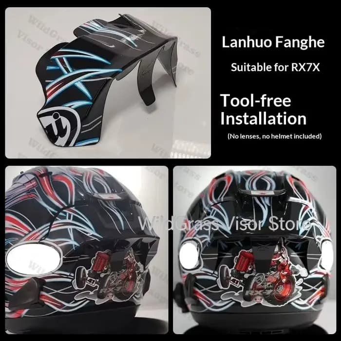 Nouvelle garniture décorative 2025 pour casque ARAI GP3 NAKAGAMI RX7X RX7V RX7 GP