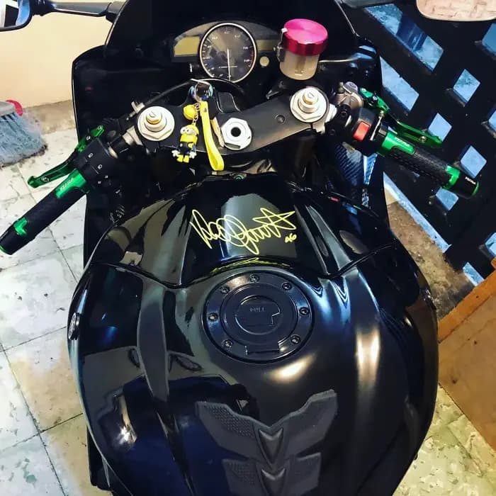 Autocollants de moto Rossi Signature, autocollants réfléchissants imperméables
