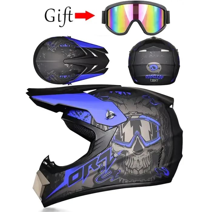 Casque de moto tout-terrain pour course