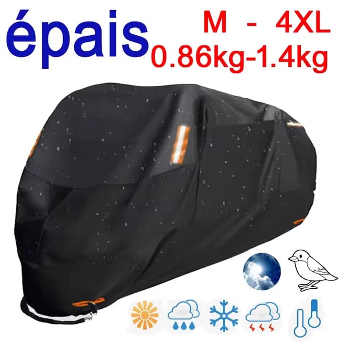Housses de moto épaisses 300D