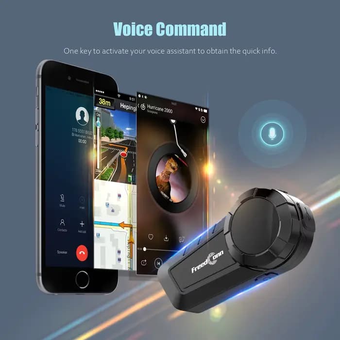 Freedconn KY Pro Interphone Moto Bluetooth casque