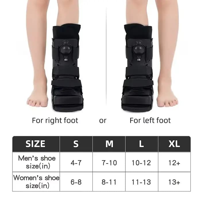 Attelle orthopédique courte Air Cam Walker pour fracture du pied, entorse de la cheville, rééducation, attelle de marche