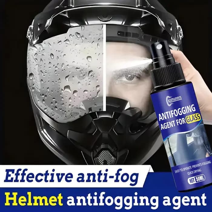 Spray pour casque de moto : hydrophobe