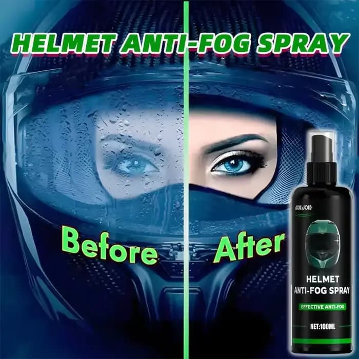 Spray Anti-buée 100ml-visière de casque de moto