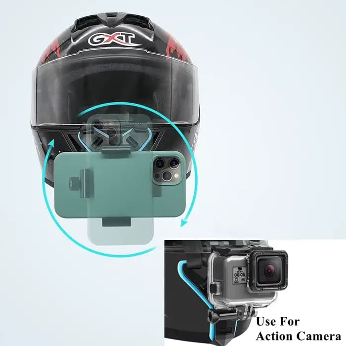 Support de téléphone pour casque de moto