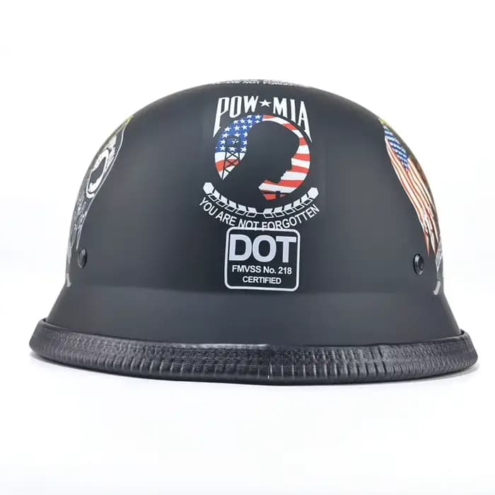 Casque de moto demi-visage approuvé par le DOT