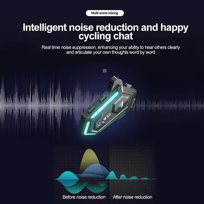 Y20 casque de moto Bluetooth