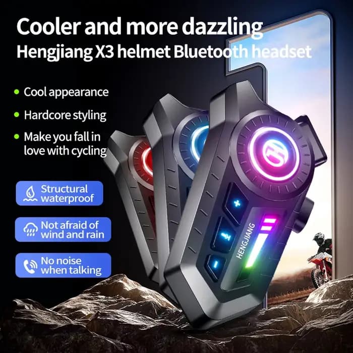 Casque de Moto Bluetooth 6.0