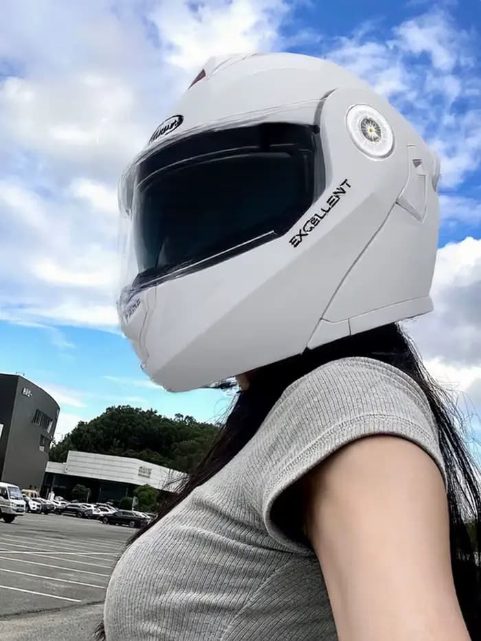 Casque de moto électrique certifié 3C norme nationale, pour hommes et femmes, chaud pour l'hiver, intégral, universel quatre saisons